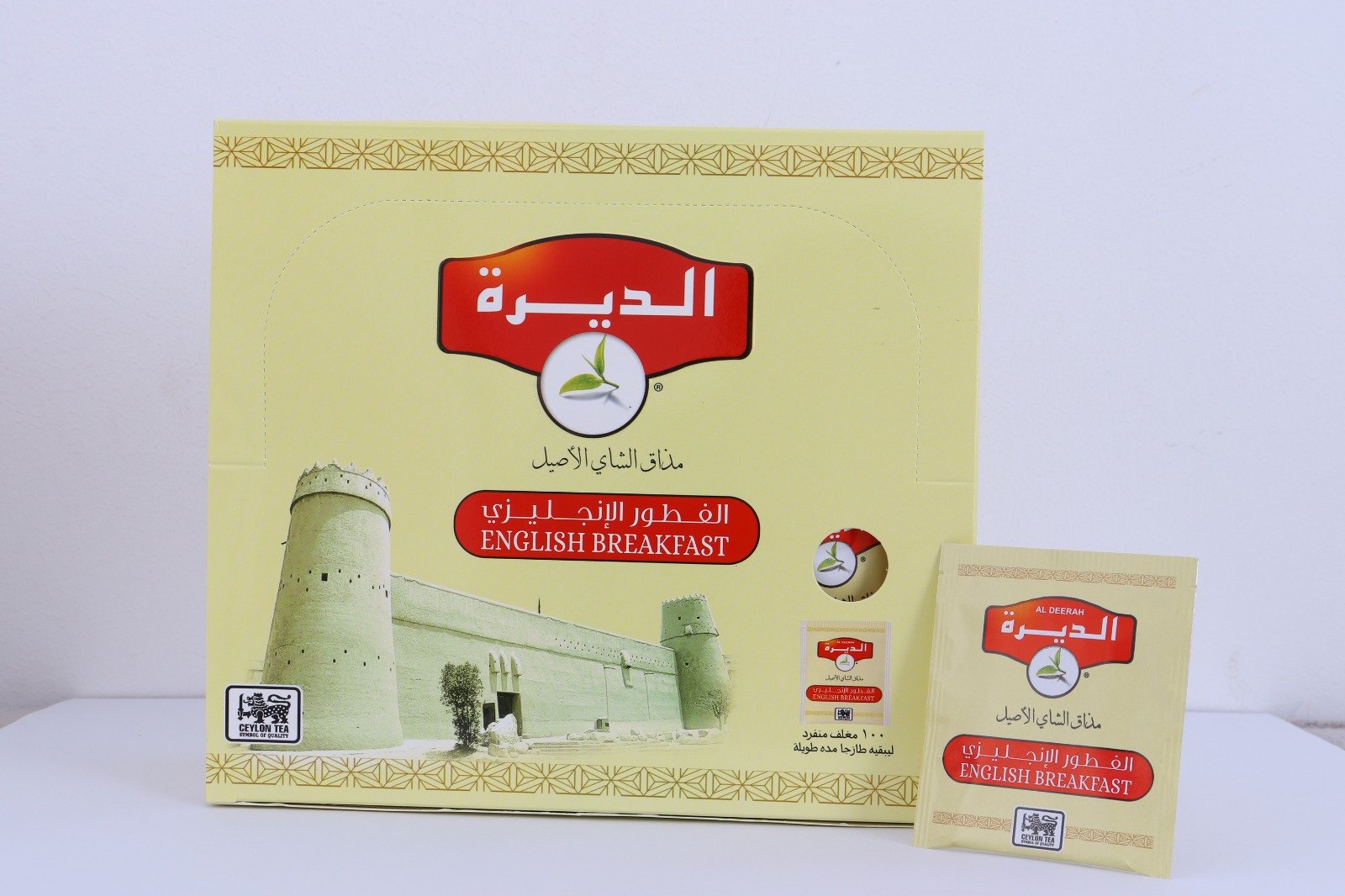 شاي الديرة الفطور الانجليزي 100 كيس اسود ضروف